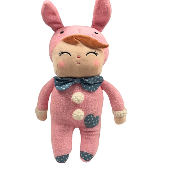 Metoo Pink Bunny Girl Doll - Picture 7 of 10